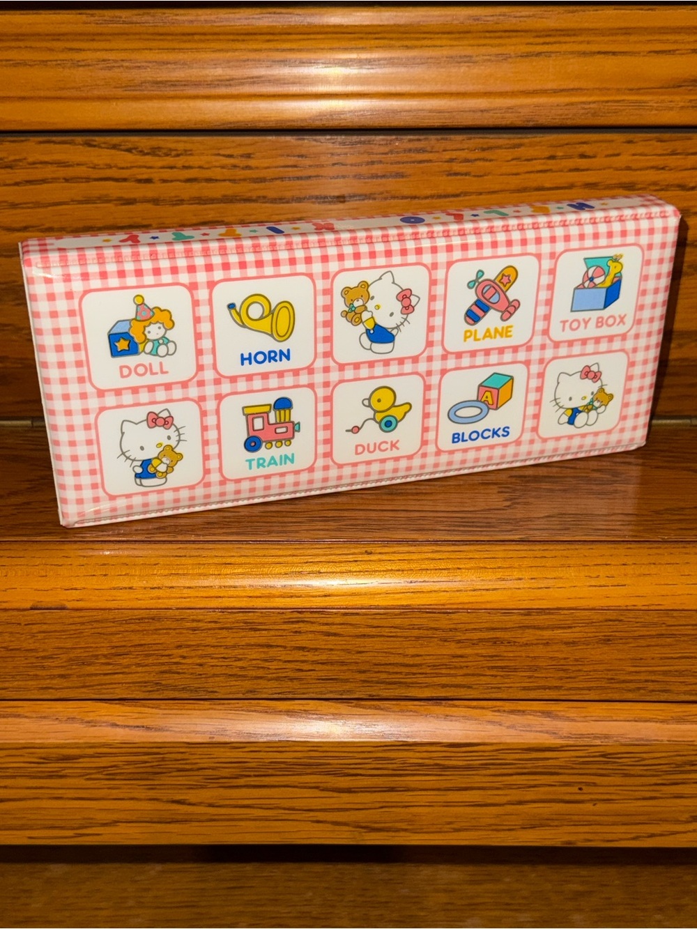 Vintage 1983 Hello Kitty puffy vinyl pencil case